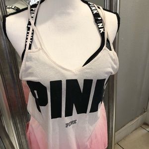Pink by VS  OMBRÉ Back Stripped